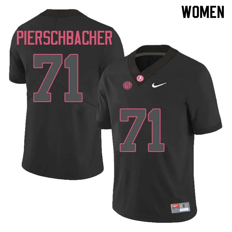 Women #71 Ross Pierschbacher Alabama Crimson Tide College Football Jerseys Sale-Black